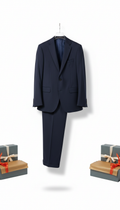 Navy Wool Tailored Suit
